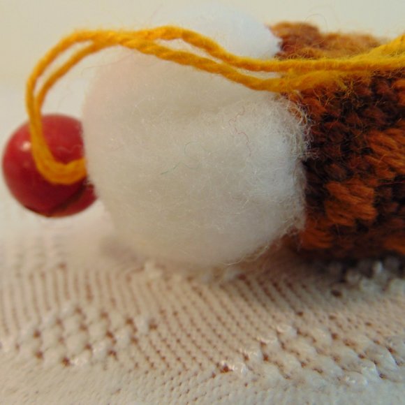 Vintage Ice Cream Cones, Christmas Tree Ornaments, Handmade, Needlepoint - Picture 6 of 6